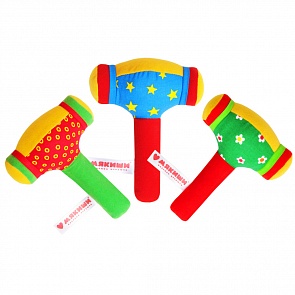 Погремушка из серии Шумякиши – Молоточек, 3 вида (Мякиши, 370 МЯКИШИsim)